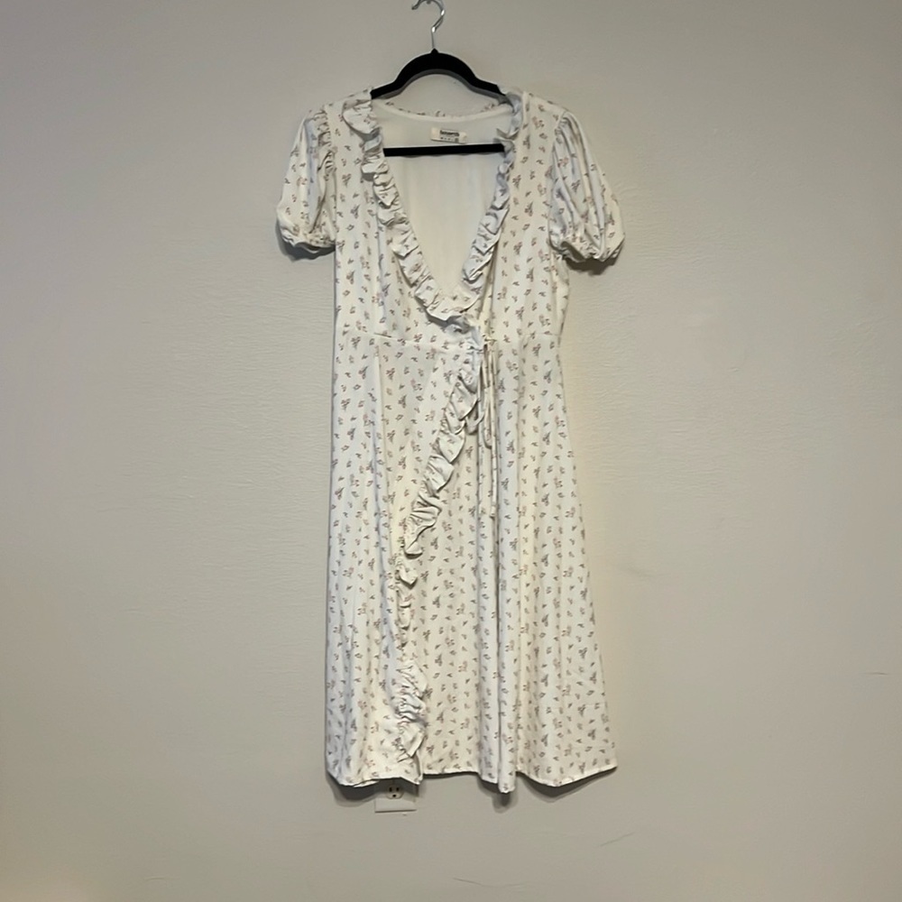 House of CB Floral Wrap Dress